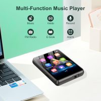 128GB MP3 Player - Music Player with Bluetooth 5.4, 2.4" Portable HiFi MP3 Player with FM Radio, HD Speaker, E-Book,Voice Recorder, Walkman Digital Music Player Earphones Included - Image 3