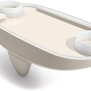 Intex 28520E Tablet Mobile Phone Spa Tray Accessory with White LED Light Strip and Cupholders for Smart Phone or Tablet, White