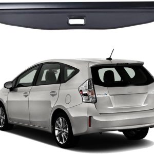 Kaungka Retractable Cargo Cover Compatible with 2012-2016 Toyota Prius V Retractable Trunk Shielding Shade Black(NOT FIT FOR PRIUS AND PRIUS C)