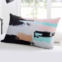 Abstract Smear Art Pillowcases King Size, Abstract Contemporary Graffiti Soft Bed Throw Pillow Covers Case, Decorative Pillow Sham Cushion Cover with Hidden Zipper for Bed Sofa Couch, 20"x26" - Image 5