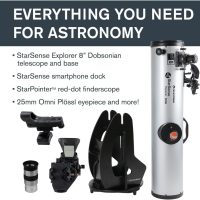 Celestron StarSense Explorer 8-inch App-Enabled Telescope – 203mm Dobsonian with Smartphone Dock & StarSense App – iPhone & Android Compatible – Easy-to-Use for Beginners - Image 5