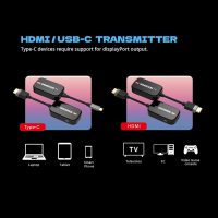 Wireless HDMI Transmitter and Receiver, Wireless Extender for Streaming Video/Audio to TV/Monitor/Projector from PC/Camera/Laptop, AirLink Dongle, to HDMI Display Adapter - Image 6