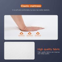 FDW | 8 Inch Twin Mattress | Medium Firm | Gel Memory Foam Mattress | White | Bed in a Box, CertiPUR-US Certified | Pressure Relief, Cooling Ventilated Foam | Washable Removable Cover - Image 5