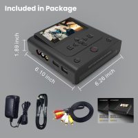 VHS to DVD Recorder, VCR to DVD Recorder-Convert Photos and Videos Between VHS,VCR,Memory Card，DVD and USB. Phone can use a Free app to Burn Videos and Photos, Also has TV Recording Function（Black） - Image 4