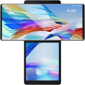 LG Wing 5G ATT Unlocked LMF100VM1A 6.8 inch 8GB+256GB - Aurora Grey (US Warranty)