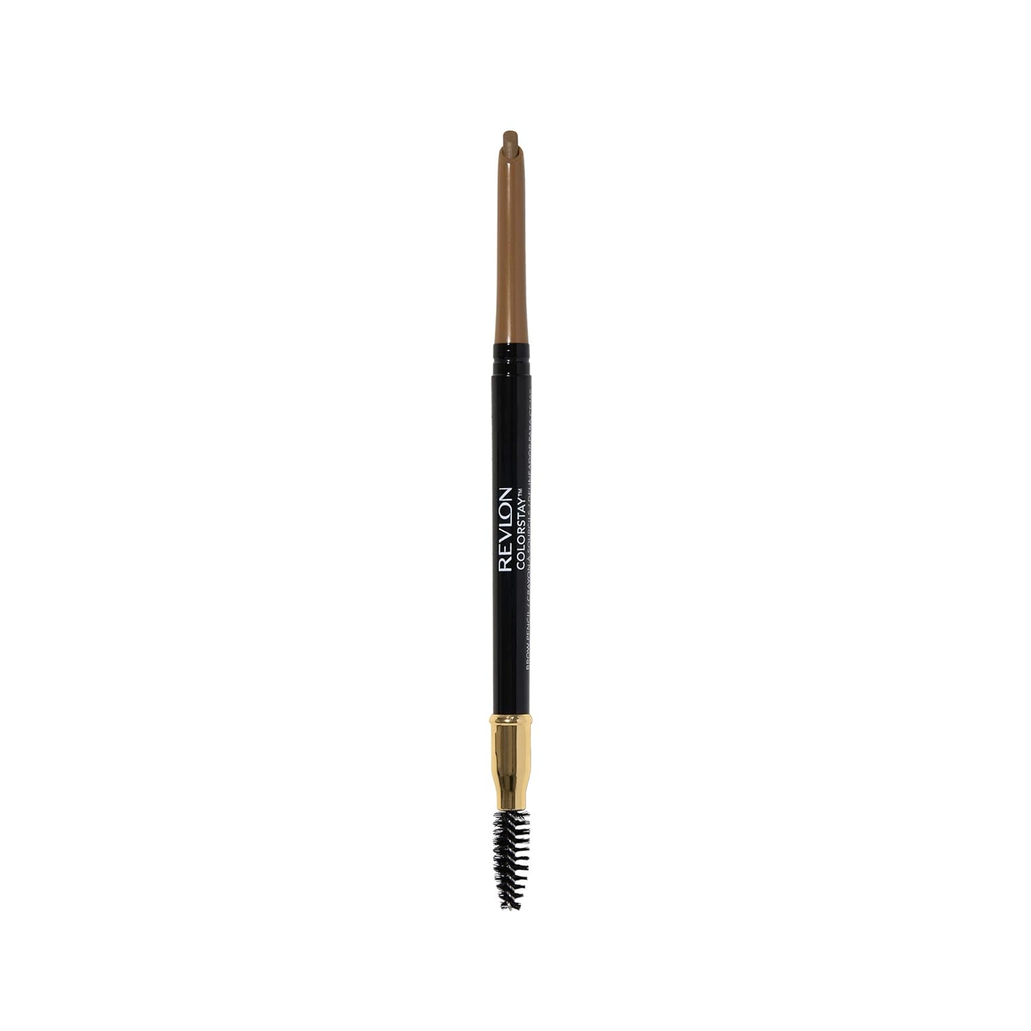 Revlon ColorStay Eyebrow Pencil with Spoolie Brush, Waterproof, Hair-Like Strokes for Natural Looking Brows, 205 Blonde, 0.021 oz