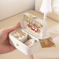 Mother's Day Jewelry Organizer Box Small Bead Case, Portable Storage for Rings, Lipsticks, Earrings and Necklaces DJA516-02 - Image 3