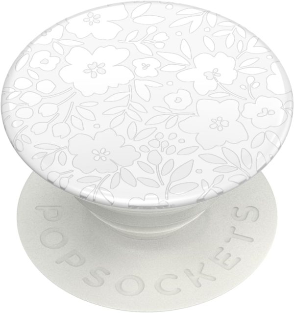 ​​​​PopSockets Phone Grip with Expanding Kickstand, Adhesive Grip, Cute PopSockets - Blanc Fresh