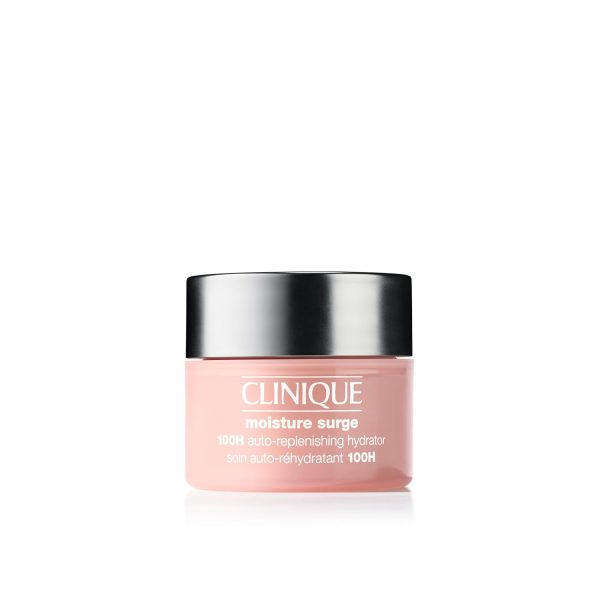 Clinique Moisture Surge 100H Auto-Replenishing Hydrator Oil Free Face Moisturizer | With Hyaluronic Acid, Aloe Bioferment and Vitamins C + E | For All Skin Types | Hydrating + Moisturizing