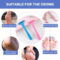 1pc Household Plastic Pedicure File - A Foot Care Tool Designed with Mobility in Mind for Thorough Foot Cleaning（Blue） - Image 2