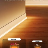 Govee Neon Rope Light for Wall Lining, LED Rope Lights Work with Matter, Google Assistant, Alexa, 16.4ft RGBIC Strip Lights with Smart App Control and Music Sync for Living Room, Bedroom, Wall Corners - Image 5