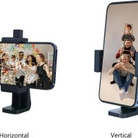 Phone Tripod Mount Adapter with Camera Remote Controller, Cell Phone Holder Clip with Adjustable Clamp Compatible with iPhone, Samsung, HTC, Huawei etc., Include Wrist Strap - Image 4