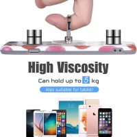 Transparent Phone Ring Holder Grip - EI Sonador Clear Cell Phone Ring Stand Holder Finger Grip Kickstand 360° Rotation, Compatible with Most of Phones, Tablets and Case (2 Silver Diamond) - Image 6