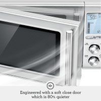 Breville BMO850BSS Smooth Wave Countertop Microwave Oven, Brushed Stainless Steel - Image 6