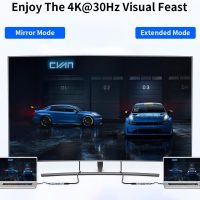 MacBook USB-C Hub Adapter - Multiport Docking Station With HDMI for MacBook Pro and Thunderbolt Devices - Image 5