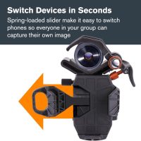 Celestron – NexYZ – Universal Smartphone Adapter for Telescope, Binoculars & Spotting Scopes – 3-Axis Precision Alignment – Capture Images & Video Through Your Optics – Compact and Travel-Friendly - Image 7