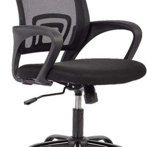 BestOffice Office Chair Ergonomic Cheap Desk Chair Mesh Computer Chair Lumbar Support Modern Executive Adjustable Stool Rolling Swivel Chair for Back Pain (Black)
