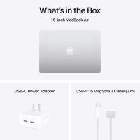 Apple 2025 MacBook Air 15-inch Laptop with M4 chip: Built for Apple Intelligence, 15.3-inch Liquid Retina Display, 16GB Unified Memory, 256GB SSD Storage, 12MP Center Stage Camera, Touch ID; Silver - Image 7