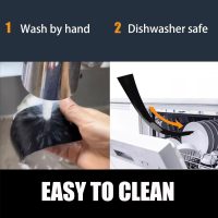 SEVCHY Silicone Stove Gap Covers (2 pack), Oven Gap Filler, Heat Resistant Stove Gap Filler, Seal Gap between Stovetop and Counter, Easy Clean (21 inch, Black) - Image 7
