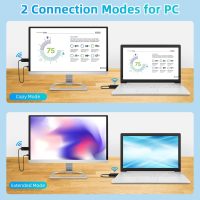Wireless HDMI Transmitter and Receiver 100ft/30m, 4K Decode 1080P Output Mini Wireless HDMI 2.4G/5G Plug&Play Portable for Streaming Video and Audio to Monitor from Laptop/TV Box - Image 5