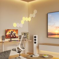 Govee Glide Hexa Light Panels, RGBIC Hexagon LED Wall Lights, Wi-Fi Smart Home Creative Wall Lights with Music Sync, Works with Alexa Google Assistant for Indoor Gaming Decor, 10 Pack - Image 9