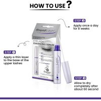 Eyelash Enhancing Serum with HEXATEIN 1 Complex – Lash Serum for Eyelashes Conditioning & Hydrating – Longer-Looking, Fuller and Thicker Appearing Lashes – 3 mL / 0.1 fl oz - Image 7