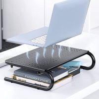 Monitor Stand Riser, Monitor Riser, Laptop Stand for Desk, Laptop Riser, Desk Organizer for Monitor, Laptop Shelf w/Vented for Screen, Computer Stand for Laptop, PC, Printer, for Home & Office - Image 3