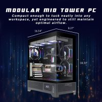 ZOTAC MEK AI-Enhanced Gaming PC Desktop Computer - NVIDIA GeForce RTX 5090, AMD Ryzen 7 9800X3D Up to 5.2GHz, 32GB DDR5 RGB, 2TB NVME M.2 SSD, 1300W 80+ Gold PSU, WiFi 7, Windows 11 - Image 6