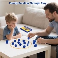 Magnet Game with String, Magnetic Chess Game for Family & Party & Travel & Camping - Puzzle Strategy Games, 2 Player Games for Kids & Adults - Image 3