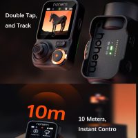 hohem iSteady M7 Gimbal Stabilizer for iPhone, 3-Axis Smartphone Gimbal with Magnetic AI Tracker Fill Light, Detachable Touchscreen Remote Controller, Built-in Extension Rod, 500g Payload - Image 2