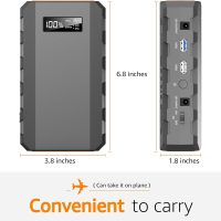SinKeu 88.8Wh|65Watts Portable Laptop Phone Charger with AC DC USB Outlets, A Super Travel Portable Battery Pack & Power Bank for HP Notebooks, MacBook, iPad, iPhone - Image 5