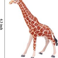 BOLZRA Safari Animals Figures Toys, Realistic Jumbo Wild Zoo Animal Figurines Plastic African Jungle Animals Playset for Kids Toddlers, 14 Piece Gift Set - Image 5