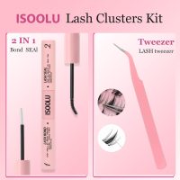 Fairy Lash Clusters Manga Individual Lashes C Curl Wispy Eyelash Clusters WideSpan Eyelash Extension Kit with Lash Bond and Seal Wet-Look Spiky Cluster Lashes (Fairy Kit) - Image 4