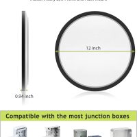 2PACK Flush Mount LED Ceiling Light Fixture Black, 12Inch 28Watt, Dimmable & 3000K-4500K-6000K 3 Color Selectable Ceiling Lamp 3200LM Low Profile Ceiling Light for Kitchen Bedroom Hallway Porch - Image 4