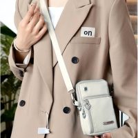 Small Crossbody Bag for Women - Mini Phone Purses with Crossbody Strap and Wallet - Nylon Arm Bag - Image 6