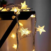 Star String Lights Plug in - 33 ft 100 LED Star Fairy String Lights with Remote and Timer, Waterproof for Bedroom Porch Wedding Party Patio Garden Tent Indoor Outdoor Décor, Warm White - Image 6