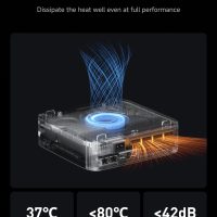 MINISFORUM AI X1 Pro-370 Mini PC AMD Ryzen AI 9 HX 370(12C/24T) 64GB DDR5 1TB SSD Desktop Computer, HDMI|DP|2xUSB4 Output, 2xRJ45 Port, WiFi7, BT5.4, AMD Radeon 890M Graphics, Copilot Support AI PC - Image 7