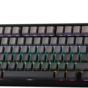 EPOMAKER X Aula F75 MAX Wireless Mechanical Keyboard with TFT Screen and Knob, Gasket Gaming Keyboard in 75% Layout, Hot Swappable, RGB Backlight, for PC/Mac/Linux (Black Gradient)