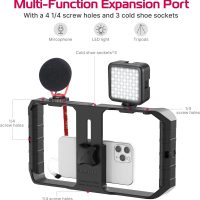 ULANZI U Rig Pro Smartphone Video Rig, Filmmaking Vlogging Case, Phone Video Stabilizer Grip Tripod Mount for Videomaker Film-Maker Video-grapher with Cold Shoe Mount for iPhone Samsung and More - Image 3