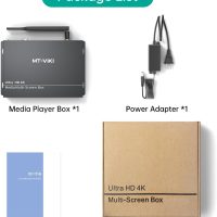 MT-VIKI Advertise TV Box Streaming Media Player 4K, HDMI USB 3.0 OTG TF Card 3.5mm Audio Port Android 11 LAN Network WiFi Bluetooth Support - Image 5