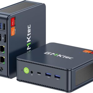 GMKtec Mini Gaming PC AMD Ryzen 7 7840HS 1TB PCIe4.0 SSD 16GB DDR5 Desktop Computers USB4.0, Dual NIC LAN 2.5Gbps/ HDMI, DP/USB-C4.0, WiFi 6E, BT 5.2 Nucbox K6