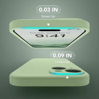Magnetic for iPhone 15 Plus Case, Compatible with MagSafe, [Full Camera Protection][Screen Protector] Silicone Shockproof Protective Phone Case for iPhone 15 Plus 6.7", Matcha - Image 6