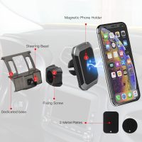 1797 Phone Mount Holder for Toyota RAV4 2019-2022 Accessories Magnetic Car Cellphone Cradle for All Smartphone Navigation Black - Image 7