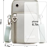 Small Crossbody Bag for Women - Mini Phone Purses with Crossbody Strap and Wallet - Nylon Arm Bag - Image 2