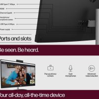 HP All in One Desktop Computer Touchscreen, 27 Inch FHD IPS Anti-Glare Screen, Intel 12-core Ultra 7 155U, Intel IrisX GPU, 64 GB DDR5, 4 TB SSD, Wi-Fi 6, USB Drive, Windows 11 Pro, w/Accessories - Image 6