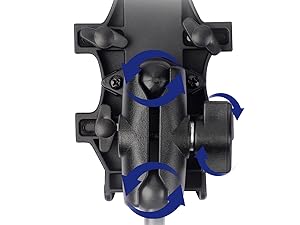 360 rotation adjustable phone holder for utv side by side atv accessories utv phone mount 