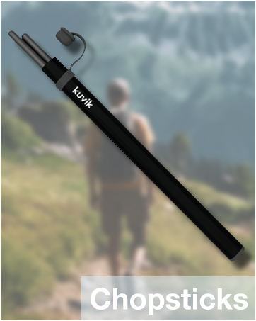 kuvik chopsticks,chop sticks,flatware,cutlery,dinnerware,cookware,silverware,dishware,travel,case