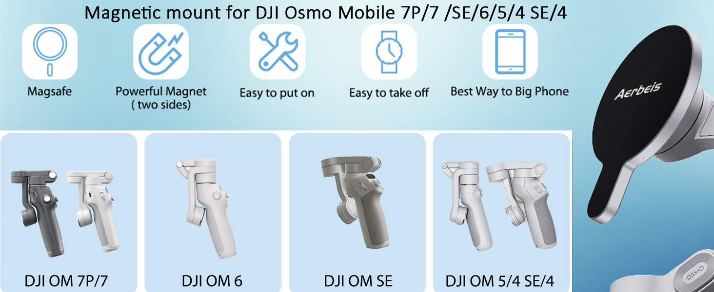 DJI Gimbal Magnetic Mount