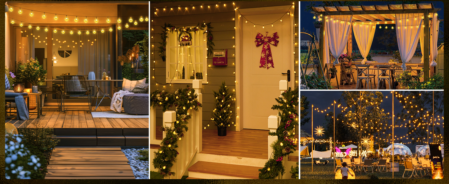 Outdoor String Lights Solar