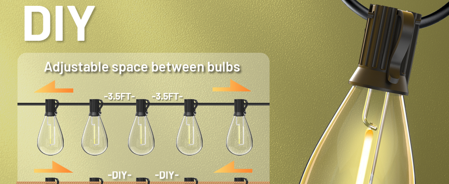 outdoor string lights